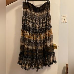 Flowy maxi skirt/vacation dress